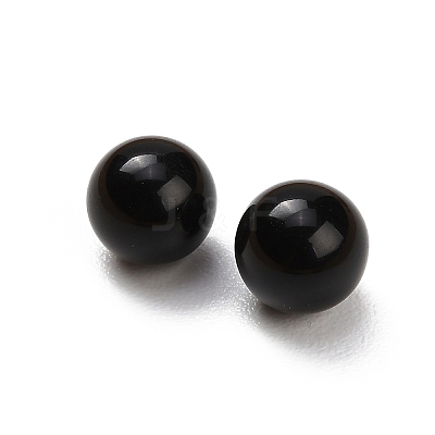 Natural Obsidian Sphere Beads G-H359-02D-8mm-1