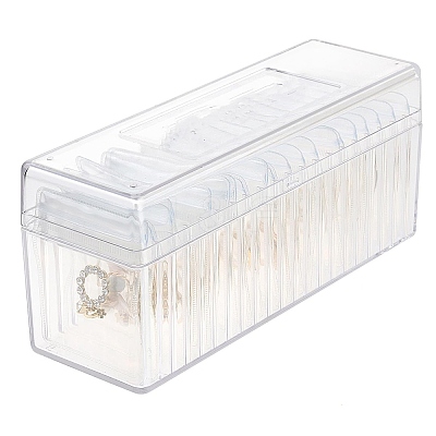 Rectangle Acrylic Jewelry Organizer Storage Boxes PW-WG6545E-07-1