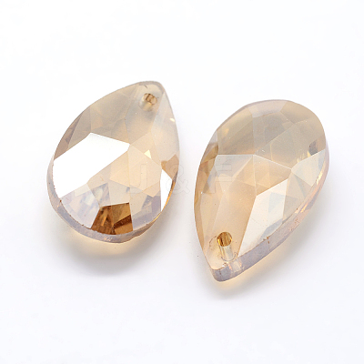 Faceted Glass Pendants X-GLAA-F069-L-A18-1