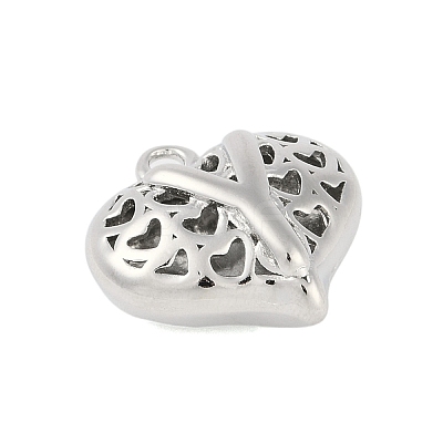 Hollow Brass Pendants for Valentine's Day KK-M289-03Y-P-1