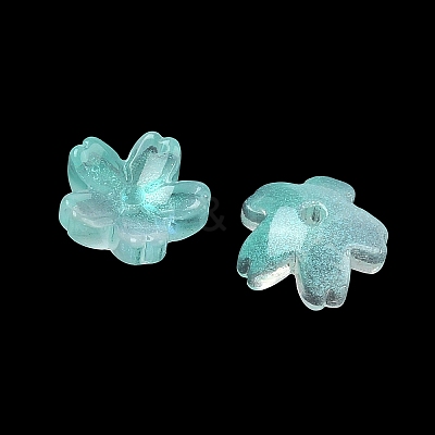 Dyed & Heated Glass Bead Caps GLAA-Z019-03M-1