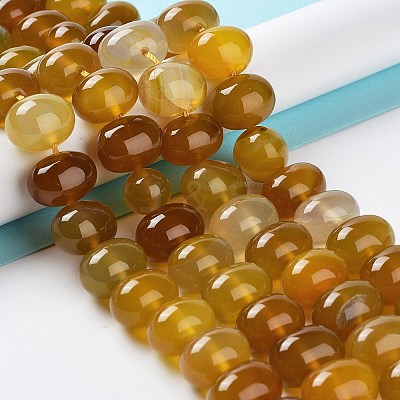 Natural Agate Beads Strands G-G021-03A-08-1