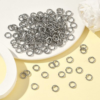 Tarnish Resistant 304 Stainless Steel Open Jump Rings STAS-E067-11-9mm-1