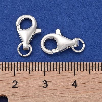 925 Sterling Silver Lobster Claw Clasps STER-K167-074D-S-1