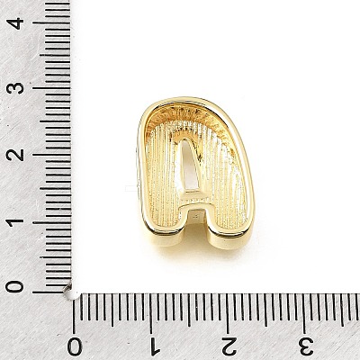 Brass Slide Charms KK-E802-33G-A-1