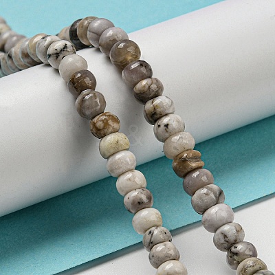 Natural Bamboo Leaf Agate Beads Strands G-H305-A02-01-1