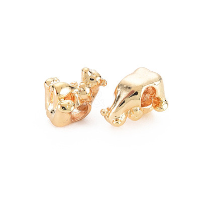 Rack Plating Alloy European Beads MPDL-N039-145LG-1