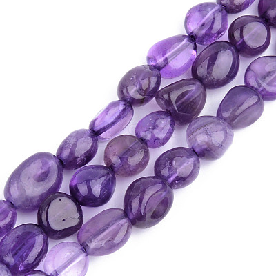 Natural Amethyst Beads Strands G-S359-160-1