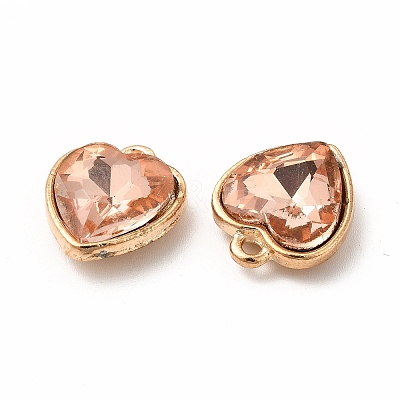 Faceted Glass Rhinestone Pendants GLAA-I051-B12-1