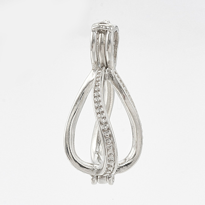 Brass Locket Pendants KK-Q748-039P-1