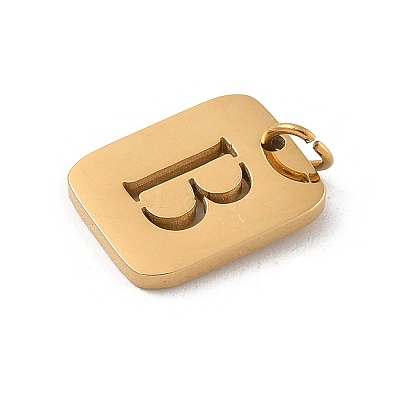 304 Stainless Steel Charms STAS-R001-01G-B-1