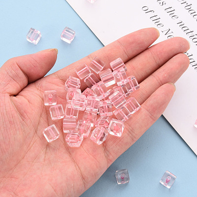 Transparent Acrylic Beads TACR-S154-12A-20-1