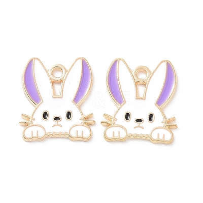 Alloy Enamel Pendants PALLOY-D015-08C-1