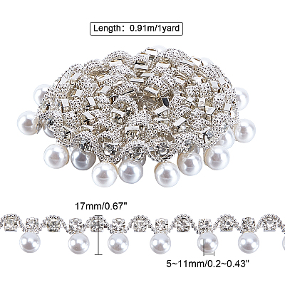 1Yard Brass & Glass Rhinestone & Plastic Cup Chains FIND-GA0001-82-1