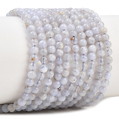 Natural Blue Lace Agate Beads Strands G-Z163-B01-3mm-1