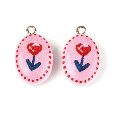 Printed Acrylic Pendants OACR-T030-48-1
