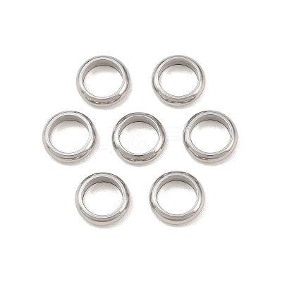 Tarnish Resistant Ring 304 Stainless Steel Spacer Beads STAS-N020-11-7mm-1