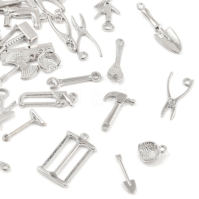 38Pcs 19 Styles Alloy Pendants FIND-FS0003-89-1