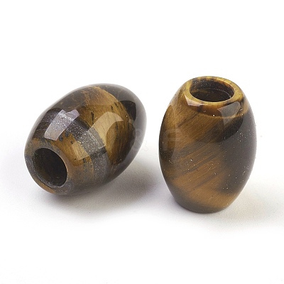 Natural Tiger Eye European Beads LS-G-F580-A01-1