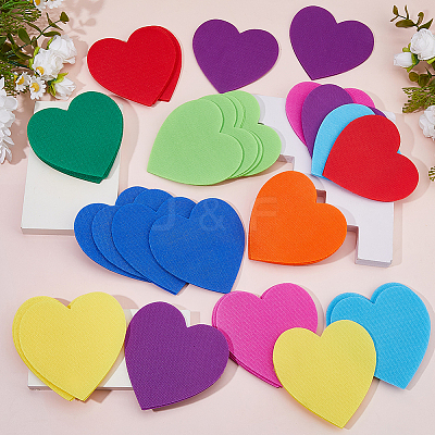 81Pcs 9 Colors Heart Shape Markers Carpet Markers DIY-FH0010-74-1