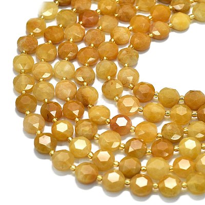 Natural Topaz Jade Beads Strands G-C116-A121-01-1