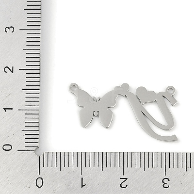 Non-Tarnish 304 Stainless Steel Pendants STAS-L279-002P-Y-1
