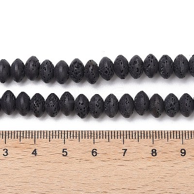 Synthetic Lava Rock Beads Strands G-B087-02A-10-1