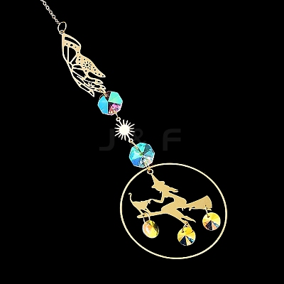Brass Big Pendant Decorations LS-HJEW-M005-01G-01-1
