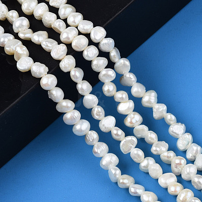 Natural Cultured Freshwater Pearl Beads Strands PEAR-N014-04A-1