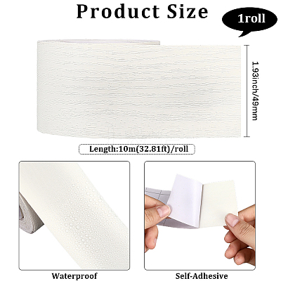Waterproof PVC Self Adhesive Stickers Put up a Window Sill STIC-WH20010-08B-1