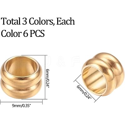 304 Stainless Steel Beads STAS-UN0006-98-1