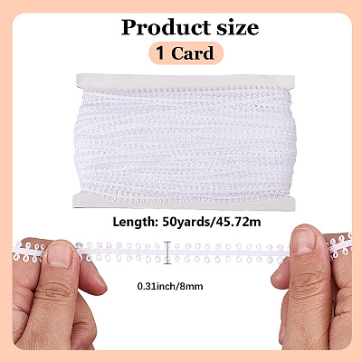 Polyester Braided Lace Ribbon OCOR-WH20006-67B-1