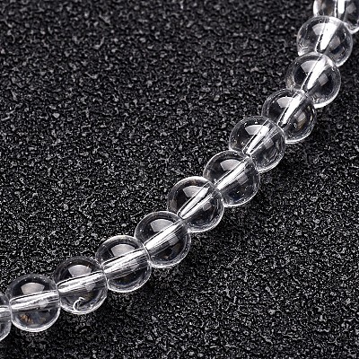 Glass Round Bead Strands X-GLAA-I028-8mm-01-1
