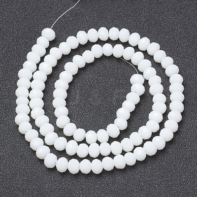 Opaque Solid Color Glass Beads Strands X1-EGLA-A034-P6mm-D01-1