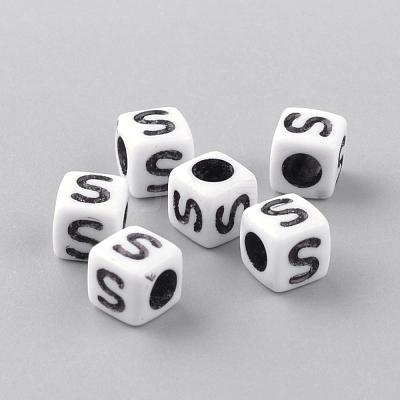Opaque Acrylic Beads SACR-Q188-02S-1