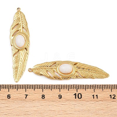 Dyed Natural White Jade Pendants STAS-I352-03A-1