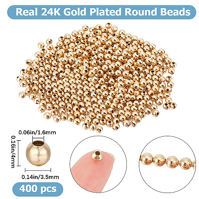 400Pcs 304 Stainless Steel Beads STAS-BBC0002-92-1