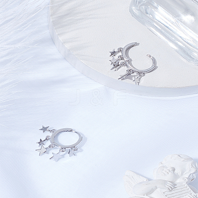 1Pair Alloy Chandelier Earrings EJEW-LP0008-035-1