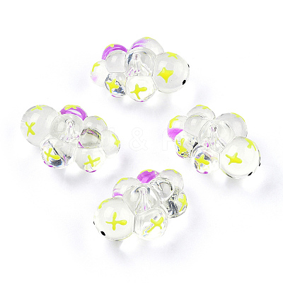 Transparent Acrylic Beads ACRC-T012-01-B02-1
