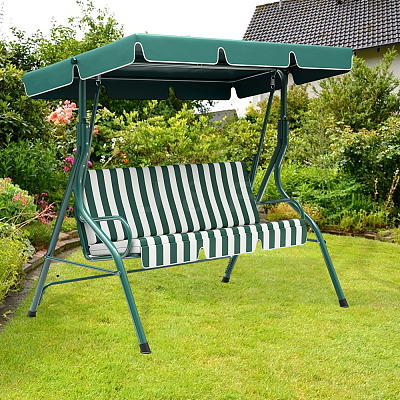 Oxford Cloth Outdoor Courtyard Swing Roof Cover AJEW-WH20816-215-1