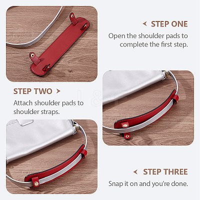 PU Leather Shoulder Strap Pads DIY-WH20001-32F-1