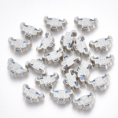 Alloy Enamel Cabochons PALLOY-T054-40-1