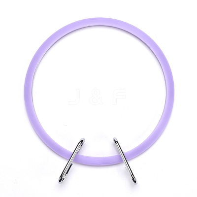 Ring Embroidery Plastic Hoops TOOL-WH0029-05B-1