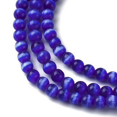 Cat Eye Beads Strands CE-Z001-02K-1