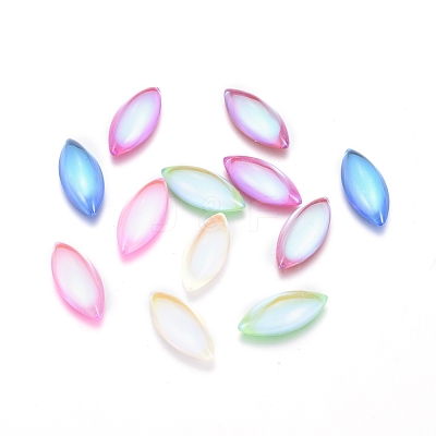 Transparent K9 Glass Cabochons GGLA-L029-06B-M02-1