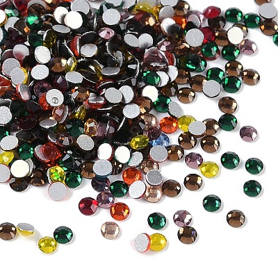 Glass Flat Back Rhinestone RGLA-C002-SS6-M-1