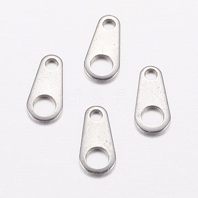 Tarnish Resistant 201 Stainless Steel Chain Tabs STAS-I097-035C-P-1