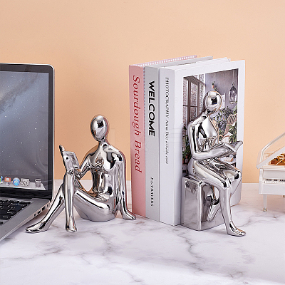 Porcelain Reader Display Decorations DJEW-WH0043-100A-1
