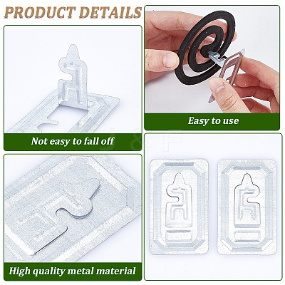 30Pcs Iron Mosquito Coil Findings FIND-CN0001-79B-1