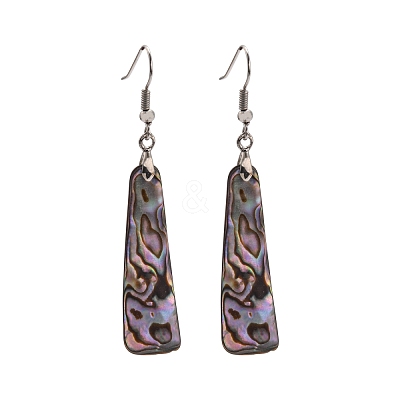 Abalone Shell/Paua ShellEarrings EJEW-Q166-1-1